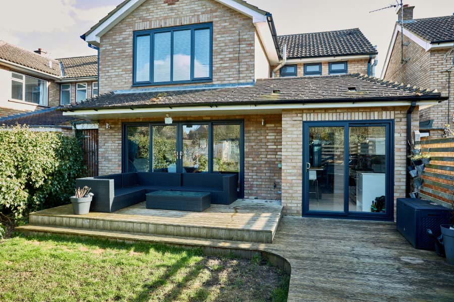 Anthracite Grey uPVC Patio Door Whole House